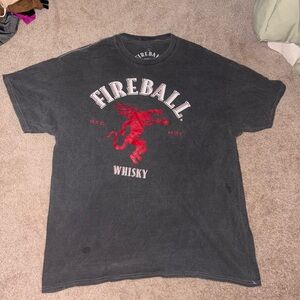 Ripple Junction Black and Red Short Sleeve Tee